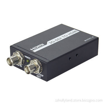 3G SDI to HDMI Converter, Sized 82 x 55 x 30mm